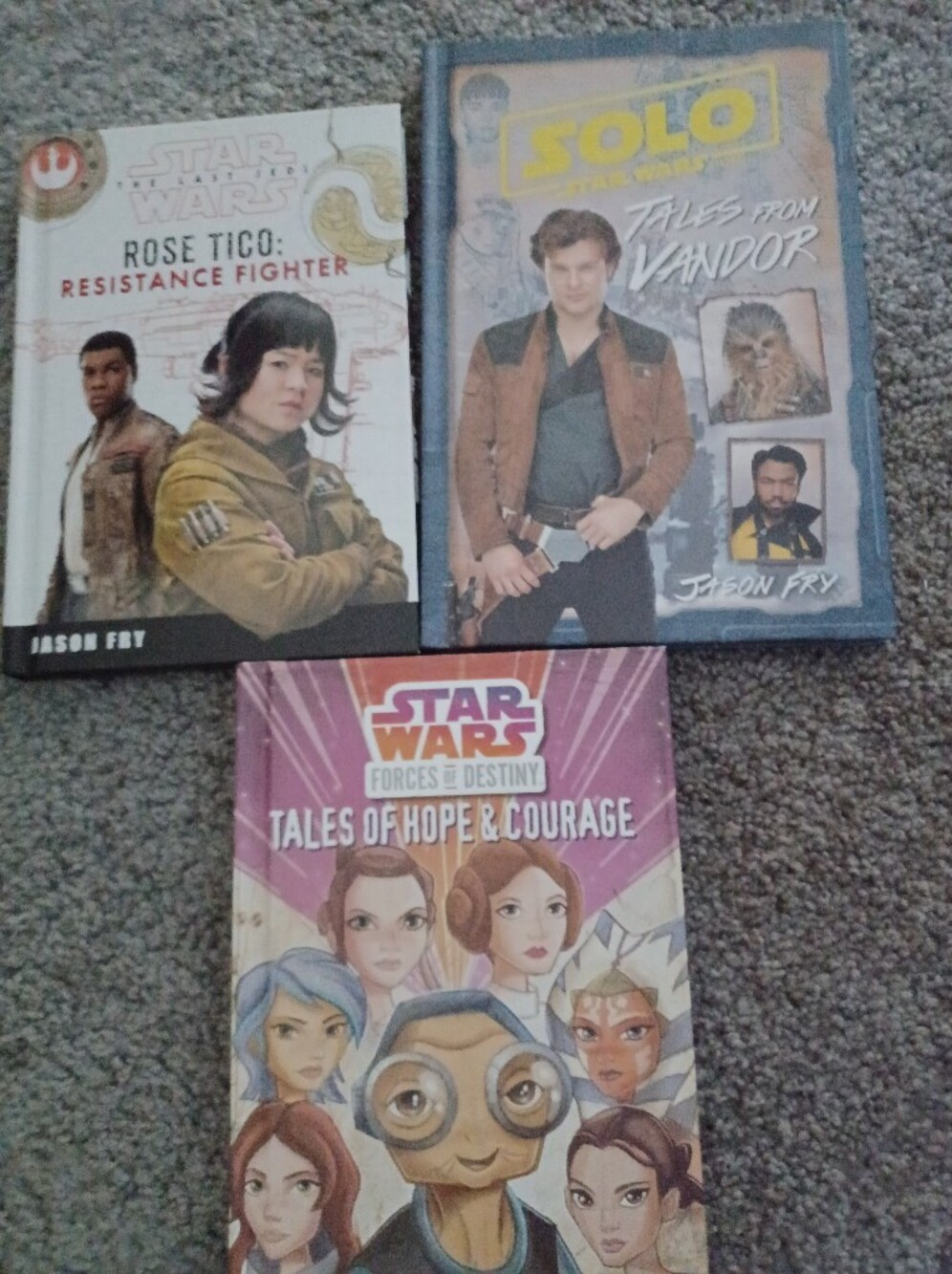 Star Wars Book Bundle - Forces of Destiny, Solo: Tales from Vandor & Rose Tico